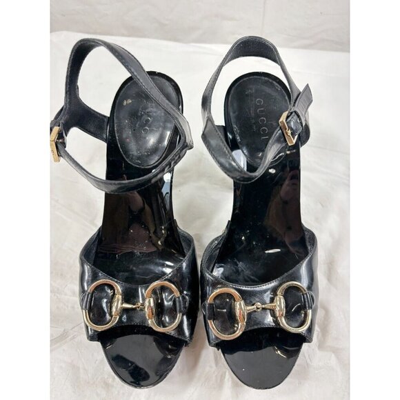 Gucci Leather Horsebit sandals Size 6 - Picture 12 of 12